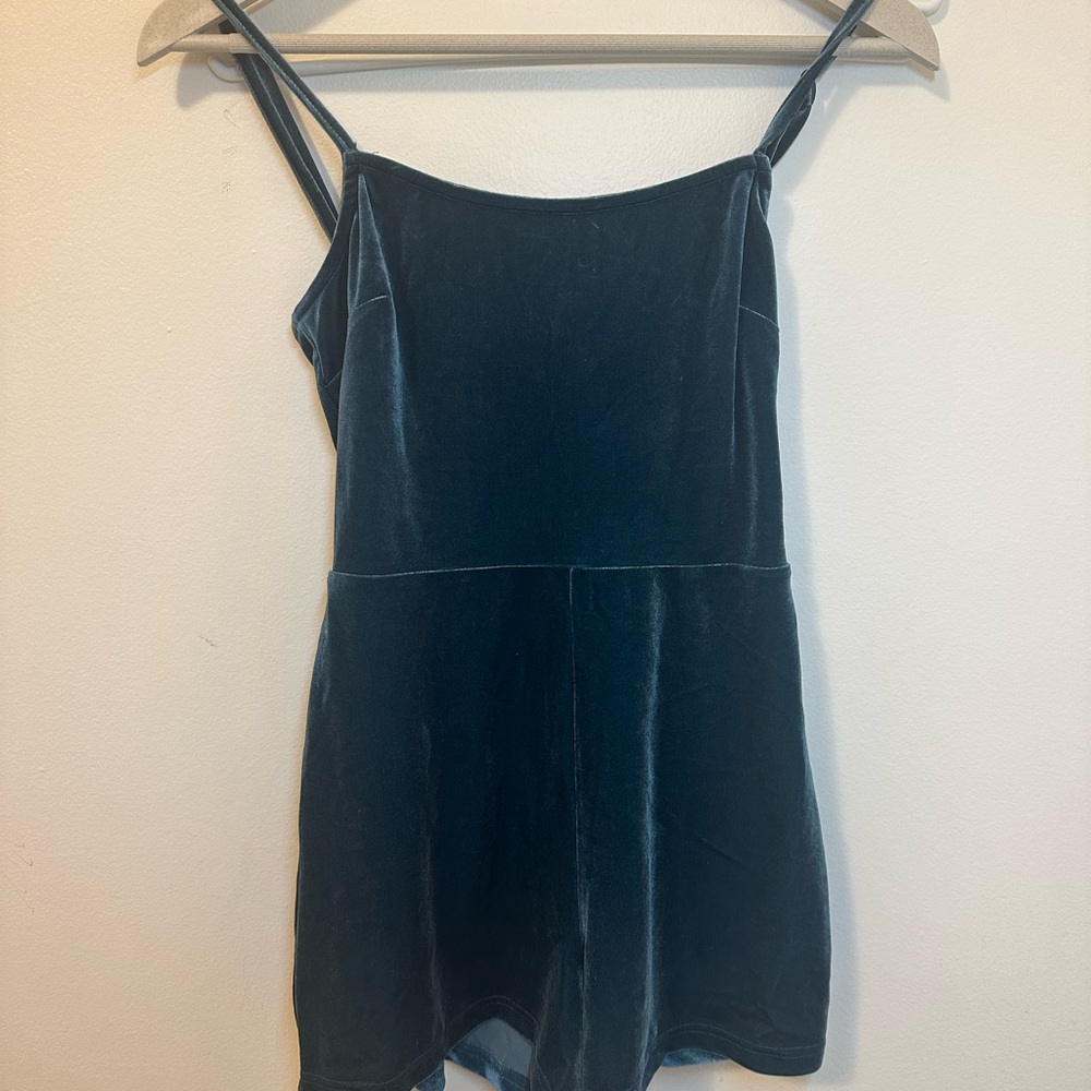 NWT Urban Outfitters Velvet Romper- XS